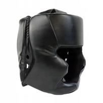 Unisex bokso šalmas veido apsauga sparingams 50-58 cm juodas