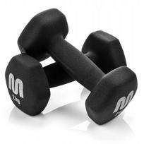 Meteor ketaus svarmenys, 2x2kg, fitness hanteliai, 2 vienetų rinkinys
