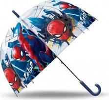 Kids Euroswan Umbrella manual transparent Spiderman