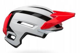 Dviračių šalmas mtb BELL SUPER AIR SPHERICAL matte gloss white infrared dydis S (52-56 cm) (NEW 2025) | BEL-36674-B69-S | 196178172936
