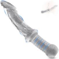 Realistinis Analinis Dildo su Skaidriu Kardu ir Ergonomišku Rankenėle