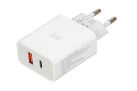 Sieninis įkroviklis iBOX C-36 GaN PD20W, baltas