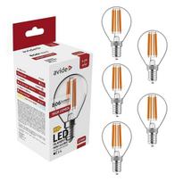 LED lemputė Avide 6.5W E14 2700K 5vnt