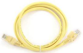 Patch kabelis CAT5E UTP 1M/YELLOW PP12-1M/Y GEMBIRD