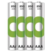 AAA įkraunamos baterijos, 4x - GP Recyko 850mAh, HR03 NiMH 1.2V