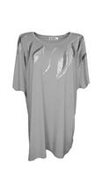 Tunika moterims, pilka, XXXL/XXXXL