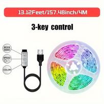 RGB LED juostelė TV fonui, 13,1 pėdos / 157,48 colio / 4M