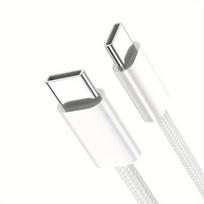 USB-C greito įkrovimo laidas, Baltas