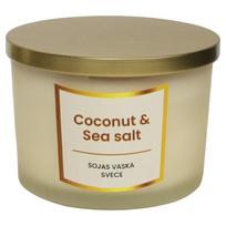 Sojų vaško žvakė COCONUT & SEA SALT 400g