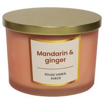 Sojų vaško žvakė 400g Mandarin & Ginger