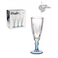 Taurės šampanui 78069 BLUE 170ml 6vnt.
