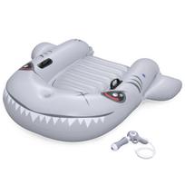 Pripučiamas čiužinys BESTWAY Sharkventure 160x115cm Ryklys