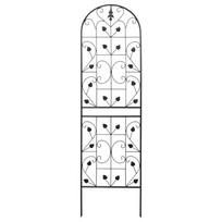 Dekoratyvinės grotelės Metalinės 50x180cm Juodos