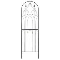 Dekoratyvinės grotelės Metalinės 65x220cm Juodos