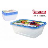 Dėžutės maistui PRIVILEGE 3040 750ml 9 vnt.