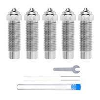ELEGOO Neptune 4 Plus / 4 Max grūdinto plieno antgalių rinkinys (0.4 mm x 3, 0.6 mm x 1, 0.8 mm x 1)