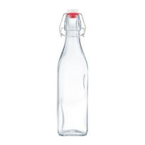 Ambition stiklinis butelis su užsegimu Basic, 500 ml, 1 vnt.