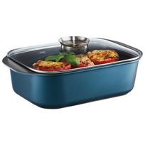 Ambition puodas su dangčiu Qualum Basic Azzurro, 7.5 L, 40x26 cm
