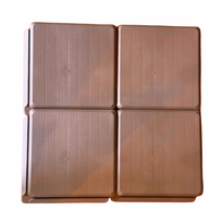 Plastikinės lauko plytelės SKAZA sodui, daržui, terasoms, iškyloms 8 vnt/0,5m² - Ruda