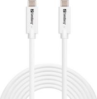 Kabelis Sandberg 136-75 USB-C į USB-C 3 m 100 W