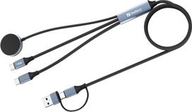 Cable Sandberg 3in1 kelioninis įkrovimo kabelis 100W 1,2 m USB-C / Apple Watch