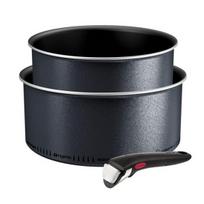 Tefal Ingenio So'Light, 3 dalių rinkinys, puodai, indukcija, lengvas, nelipnus, Light Tech technologija, L7239003