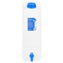 Vandens talpa su čiaupu, skaidri, 20l, plastikas