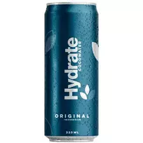 Gazuotas kokosų vanduo su magniu HYDRATE ORIGINAL, 330 ml