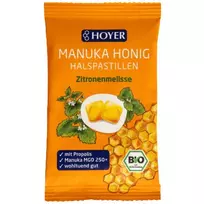 Manuka medaus pastilės gerklei, ekologiškos, 30 g