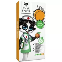 Persikų ir obuolių skanėstas FIRST FRUITS, 60 g