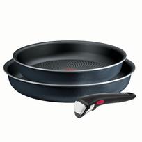 TEFAL Ingenio So Light frying pan set, 3-piece, grey (L7239103)