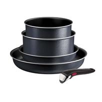TEFAL Ingenio So Light cookware and baking set, 5-piece, grey (L7239523)