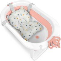 Sulankstoma vaikiška vonelė Ricokids RK-286, balta sp./rožinė sp., 86 cm