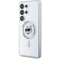 Karl Lagerfeld IML Choupette Head MagSafe Case for Samsung Galaxy S25 Ultra / Transparent KLHMS25LHLSCHH