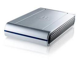 Iomega 360GB USB 2.0 external hard drive, 7200 RPM, silver