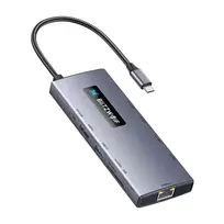 BlitzWolf BW-NEW TH8 10-in-1 USB hub | USB-C to 3x USB 3.0, 2x USB-C, HDMI, SD, microSD, RJ45 | 100W
