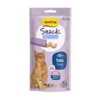 Gimborn Treats for cats — Gim 05 GimCat SNACK CREAM TUNA 6 X 15 g