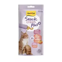 Gimborn Spoil your cats — GimCat SNACK CREAM + SALMON  AND  PUMPKIN (SENIOR) 6 X 15 g