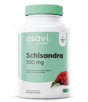 Schisandra (550 mg) – kininių citrinvyčių ekstraktas ištvermei ir kepenims | Osavi (60 kaps.)