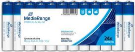 BATTERY ALKALINE AAA 1.5V/24PCS MRBAT103 MEDIARANGE MRBAT103 | 4260283111626