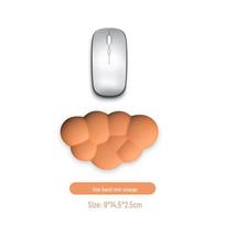 Debesėlio riešo atrama Atminties putų pelės ir klaviatūros padėkliukas | Neslystanti biuro riešo atrama One-handed palm rest žalia