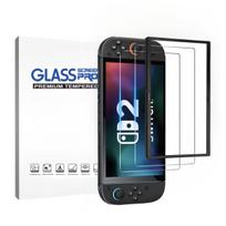 Nintendo Switch 2nd Gen Tempered Glass Screen Protector with Application Frame Black Frame Only