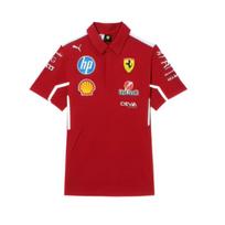 PUMA Men's Scuderia Ferrari Team Polo Shirt Red 763944-01 L