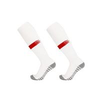 Suaugusiųjų ir vaikų neslystančios aukštos futbolo kojinės - kvėpuojantis frotinis padas, ruduo/žiema, ilgos sportinės kojinės M (fits shoe size 34-38)
