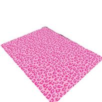 Rožinis leopardinis kilimas,  120 cm x 160 cm / 47,24 colio x 63 colio