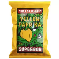 Bulvių traškučiai su geltonosiomis paprikomis, 125 g
