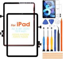 Jutiklinis ekranas "iPad Air 4" 4 kartos 2020 10,9 colių A2316 AA2324 A2072 A2325 skaitmeninis ekranas "iPad Air 4" 4 kartos keičiamam priekiniam jutikliniam ekranui su taisymo rinkiniu (be LCD ekrano)