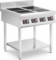 Royal Catering Atviro pagrindo 4 degiklių indukcinė viryklė 400 V 4 x 3500 W