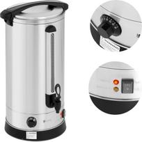 Royal Catering Dvigubos sienelės plieninis vandens šildytuvas 23,5 l 2500 W
