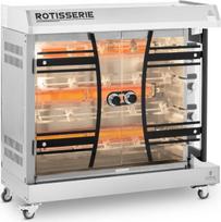 Royal Catering Propano-butano dujinė vištienos kepsninė 4 iešmai 16,5 kW